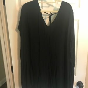 Black kimono style swimsuit cover up